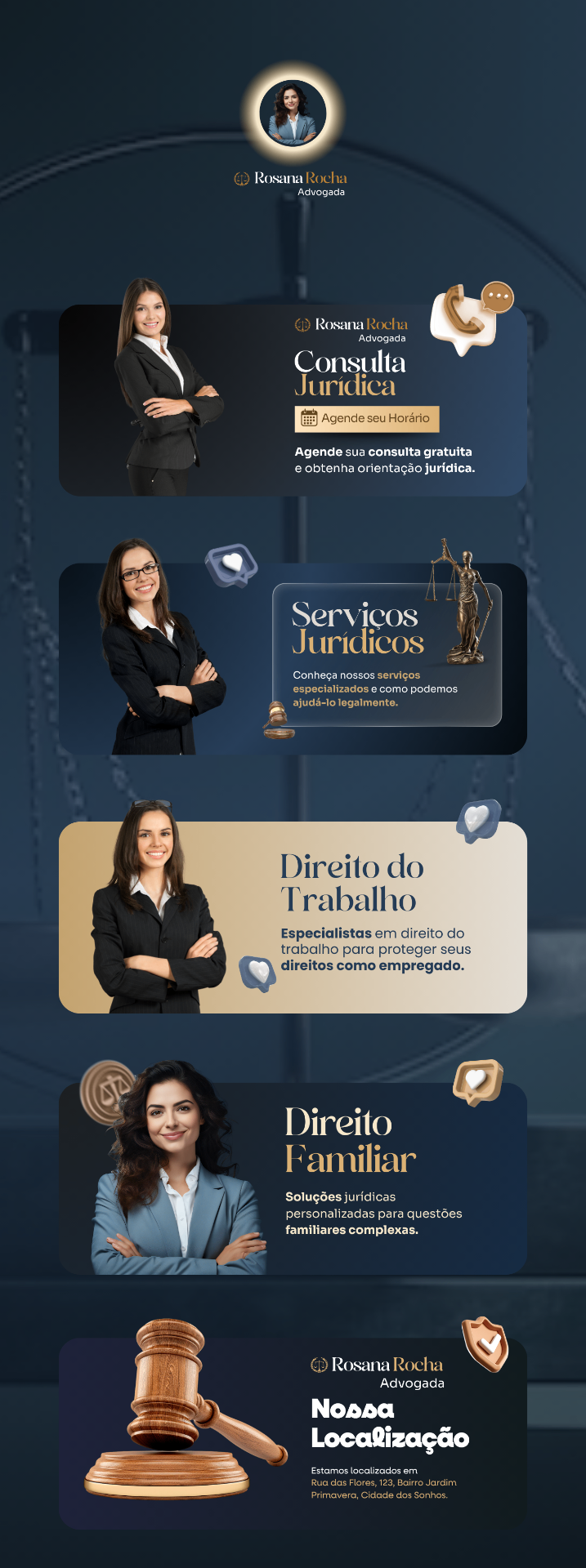 Landing Page Derecho